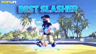 BEST SLASHER BUILD ON HOOPSLIFE RB  SLASHING TAKEOVER HOW TO MAKE THE AROUND THE RIM FINISHER HL [upl. by Aziar164]