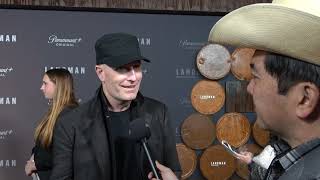 Andrew Lockington Carpet Interview at Paramounts Landman Premiere [upl. by Thurman280]