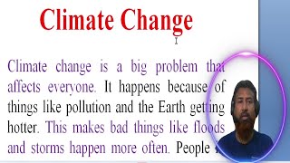 Paragraph Climate Change [upl. by Lesya]