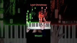 Wham  Last Christmas Piano Cover LastChristmas Wham PianellaPianoShorts [upl. by Odraode]