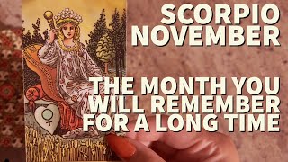 SCORPIO NOVEMBER TAROT READING YOU CAN FINALLY BE IN A RELATIONSHIP IF YOU DO THIS [upl. by Zaria804]