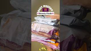 Meesho beauty finds  makeup organiser  led mirror meeshofinds unboxing shorts [upl. by Chladek179]