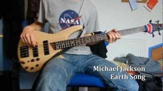 Michael Jackson  Earth Song Bass Cover [upl. by Awhsoj734]