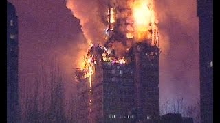 Diez años del espectacular incendio del Windsor [upl. by Notselrahc]