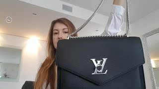 Louis Vuitton MyLockMe BB unboxing and review 🖤 Laras Purse LV [upl. by Atlante627]