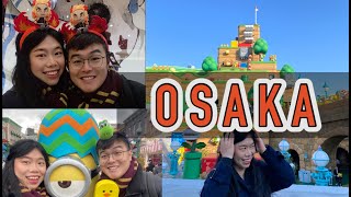 TRAVEL VLOG  Osaka 2D2N in Spring  USJ Local Market [upl. by Emilee]