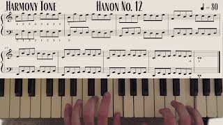 Hanon Exercise No 12 [upl. by Shyamal]