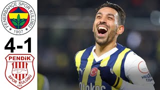 Fenerbahçe 41 Pendikspor Maç Özeti amp Goller [upl. by Ecilahs428]