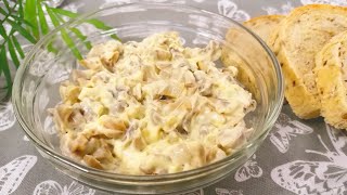 Salată de ciuperci cu maioneză și usturoi cookwithroxana [upl. by Asia]