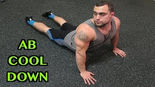 5 Minute Ab Static Stretching Routine  Cool Down [upl. by Atinuahs358]