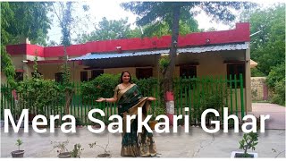 My Government House Home Outside View  Sarkari Ghar ka tour In Detail  IES Officers Bungalow [upl. by Crocker]