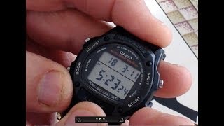 How to Set the Time and Date on a Casio Watch Part 24 [upl. by Kasper653]