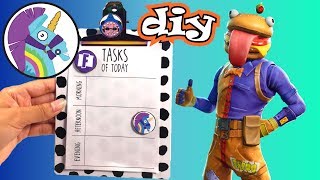 Fortnite DIY Back to school  magneten maken [upl. by Ruzich]