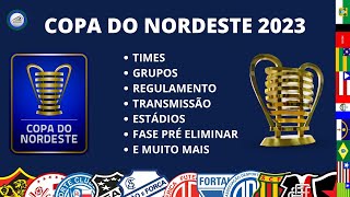 Copa do Nordeste 2023 Times Grupos Regulamento Pré Copa do Nordeste transmissão estádios [upl. by Bengt188]