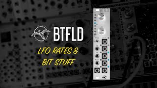 Schlappi Engineering BTFLD  modulation and ADC  A FEW LFO RATE PATCHES  just sound series 22 [upl. by Duma782]