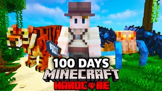 I Survived 100 Days on a DESERTED ISLAND in Minecraft Hardcore [upl. by German]