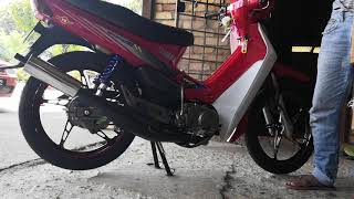 Yamaha ss110 sound yypang exhaust 110SSB2 [upl. by Omor]