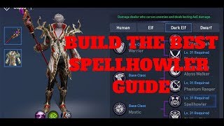 Lineage 2 Revolution  How to Build the Best Dark Elf SpellHowler Skill Guide [upl. by Aihseit]