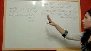 QUIMICA REDOX E22 Determinación de la composición de una mezcla por volumetría redox [upl. by Ahsienroc941]