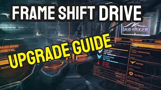 Elite Dangerous Frame Shift Drive Upgrade Guide for Beginners [upl. by Jere]