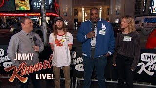 Jimmy Kimmel Guesses Whos High [upl. by Nirrad]