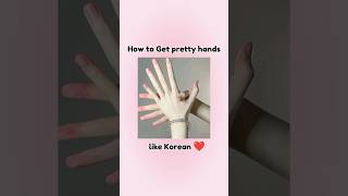 How to get pretty attractive hands like Korean 🇰🇷 exercise girl beautytips glowup shorts fyp [upl. by Navek]