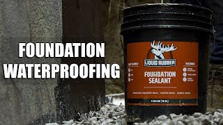 How to Waterproof Your Foundation DIY Guide with Liquid Rubber Sealant [upl. by Arimas479]