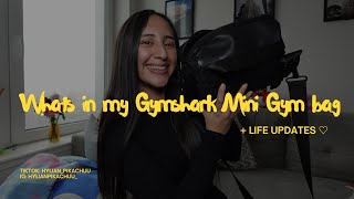 Whats in My Gymshark Mini Gym Bag  life updates♡ [upl. by Ehpotsirhc]