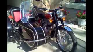 2009 Royal Enfield Bullet Deluxe 500 with Inder sidecar [upl. by Onahpets]