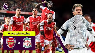 Arsenal vs Liverpool  Martinelli Saka Nunez amp Firmino Score  Premier League Highlights [upl. by Holmes]