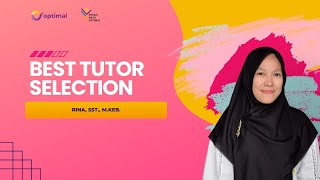 Best Tutor Selection Tingkat Nasional  PRO 4  Rina SST MKeb [upl. by Eyanaj]