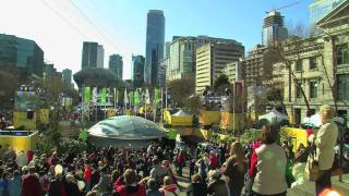 Robson Square Zip Line Vancouver British Columbia [upl. by Cuthburt10]