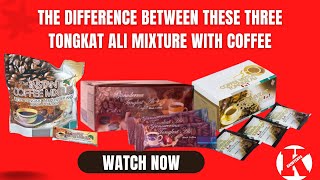 The Difference between Tongkat Ali 4 in 1 Tongkat Ali mix with Macca and Black coffee Tongkat Ali [upl. by Wilson]