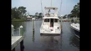 1983 Post 46 Headed to Jarrett Bay [upl. by Notnek496]