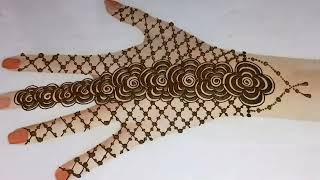 New mehndi design 2024 back hand  mehandi ka design  mehandi design  full hand mehndi design [upl. by Reggie3]