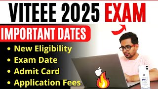 VITEEE 2025 Registration Date Application Form Exam Date Eligibility amp Fees  GyanRoof [upl. by Atikin]