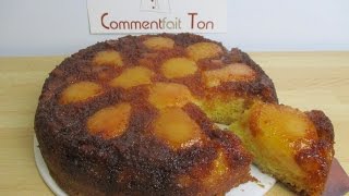 Comment faire un gâteau renversé aux poires caramélisées très facilement [upl. by Rosalee]