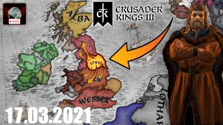 Crusader Kings III  Halfdan Hvitserk le Vengeur de Ragnarr [upl. by Laemsi]