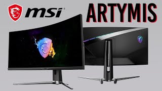 MSI MPG Artymis 343CQR  34 Zoll Curved Gaming Monitor mit 165 Hz [upl. by Aehsel]