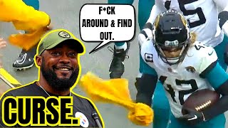 Steelers Fans CLOWN Jacksonville Jaguars after Pittsburgh Makes Playoffs Terrible Towel Curse NFL [upl. by Silirama]