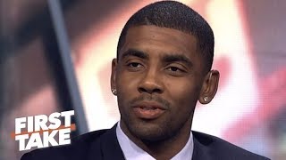 Kyrie Irving reveals why he left the Cavaliers  First Take [upl. by Philip]