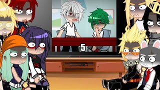 Pro Heroes and LOV react to Hisashi teaches math to deku  mhabnha  Gacha club [upl. by Aokek]