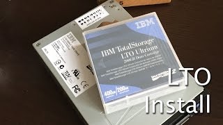 Installing an IBM 5755 Ultrium LTO 2 drive into an IntelliStation POWER 285  part 1 [upl. by Ameer]