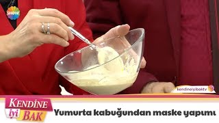 Yumurta kabuğundan maske yapımı [upl. by Lisbeth]