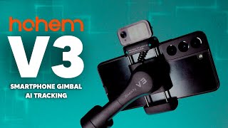 ISTEADY V3 HOHEM  SMARTPHONE GIMBAL COM IA TRACKING  REVIEW COMPLETO [upl. by Kohsa]