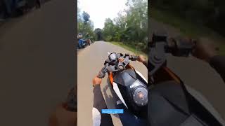 😢Ktm Rc 390 crash💔watch till end🥵😱Ktm accident🥲hit by truck🚒youtubeshortsytshorttrendingshorts [upl. by Amein]