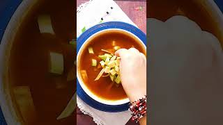 Easiest Tortilla Soup Made Vegan tortillasoup mexicanvegan veganmexican tortilla [upl. by Inanaup]