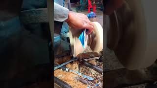 Wood turning and making project woodturning shortvideo [upl. by Weisburgh397]