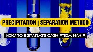 Precipitation reaction precipitants separationtechnique chemicalreactions [upl. by Dorcy]