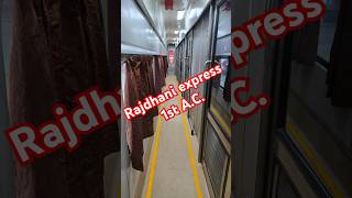 Rajdhani express 1st AC rajdhaniexpress firstclassAC travel chardhamyatra [upl. by Aihtnyc]